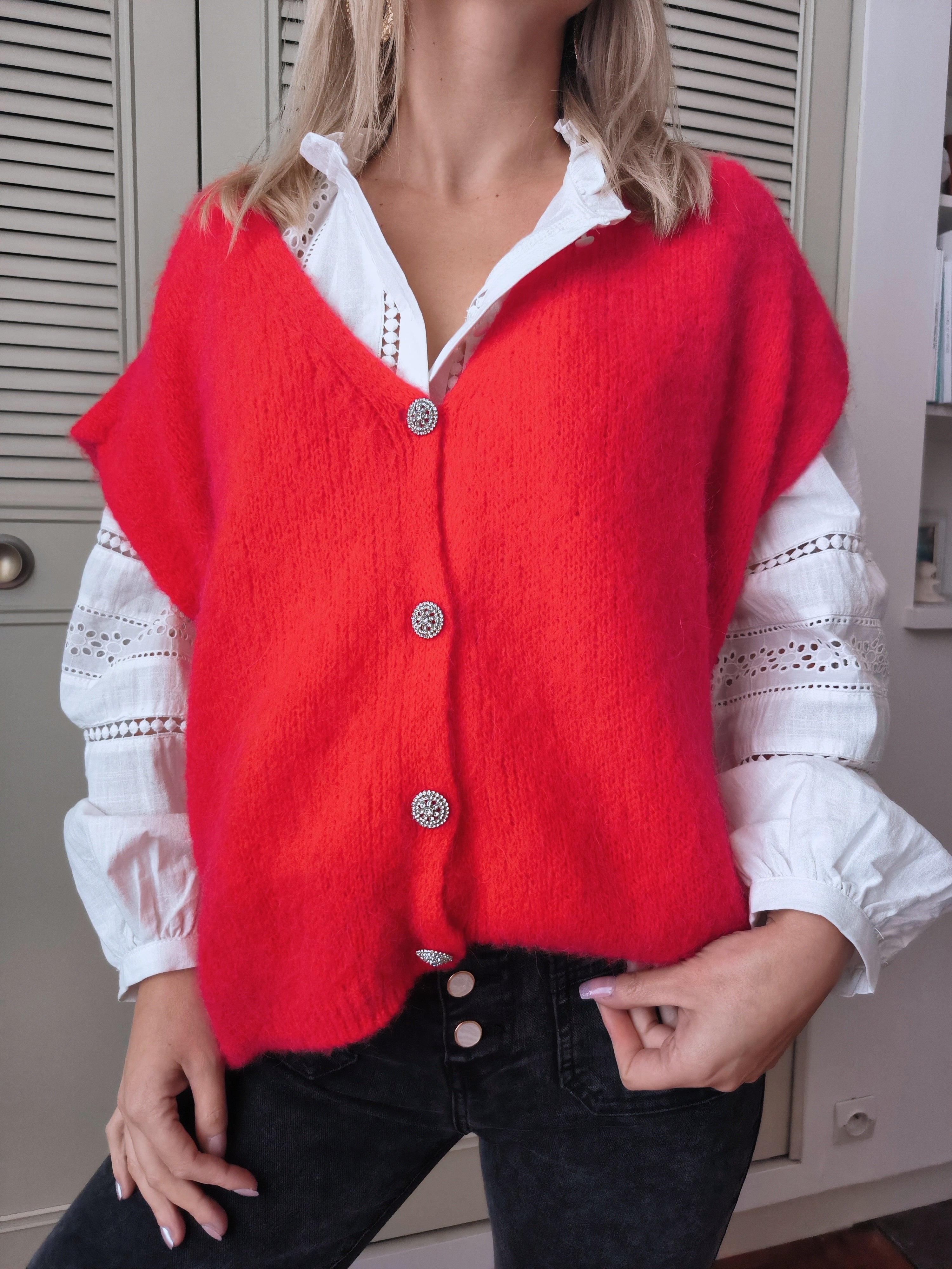 Gilet rouge Rosella 🇮🇹