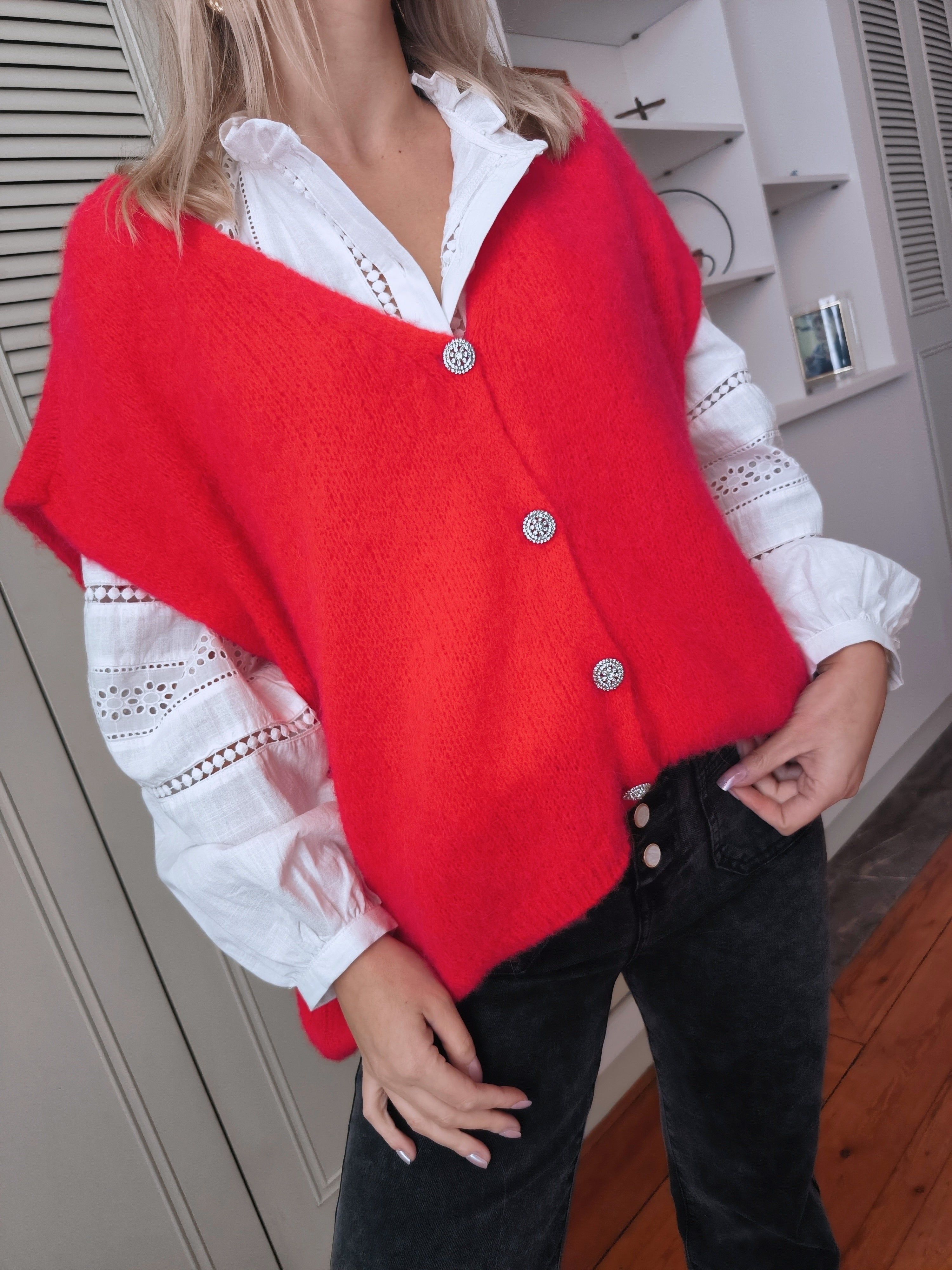 Gilet rouge Rosella 🇮🇹