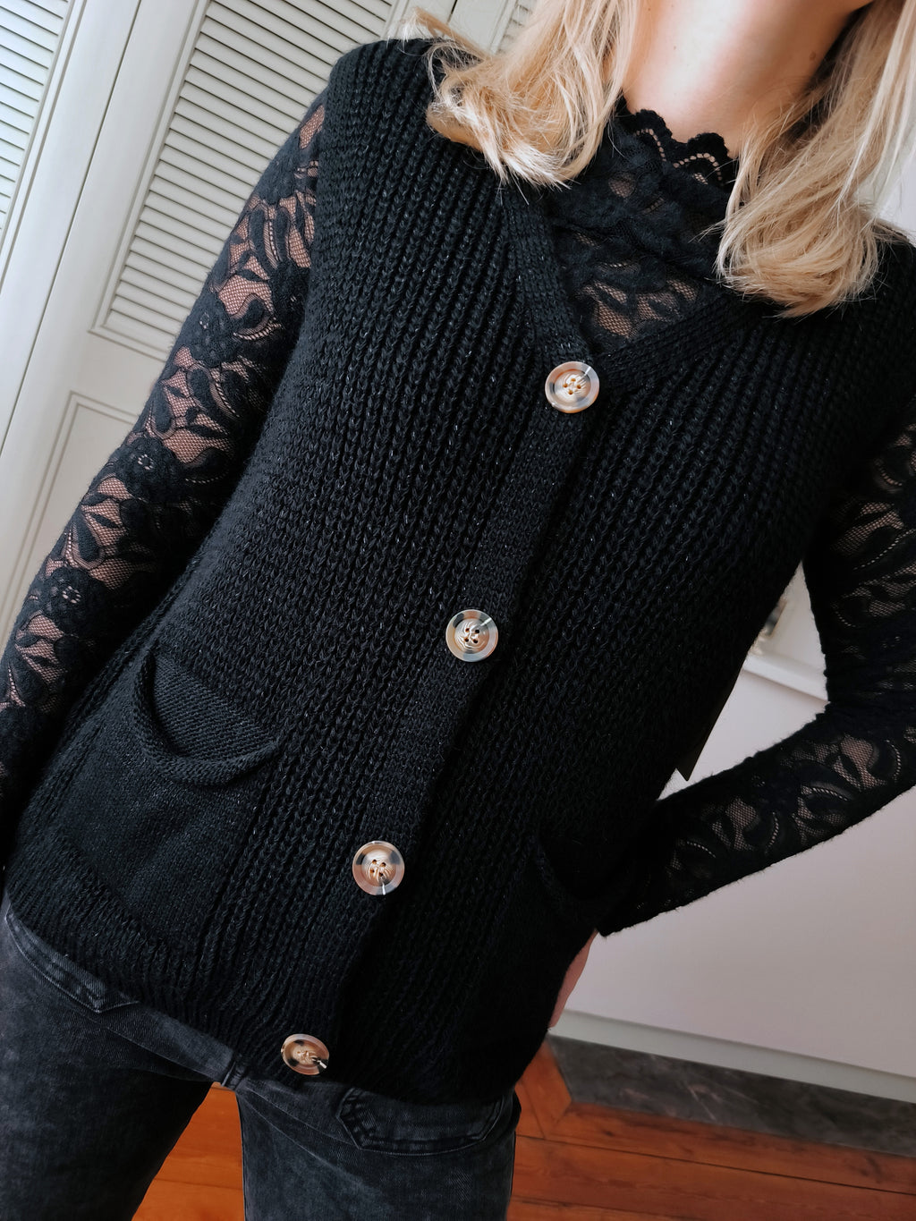 Gilet noir Ivana 🇮🇹