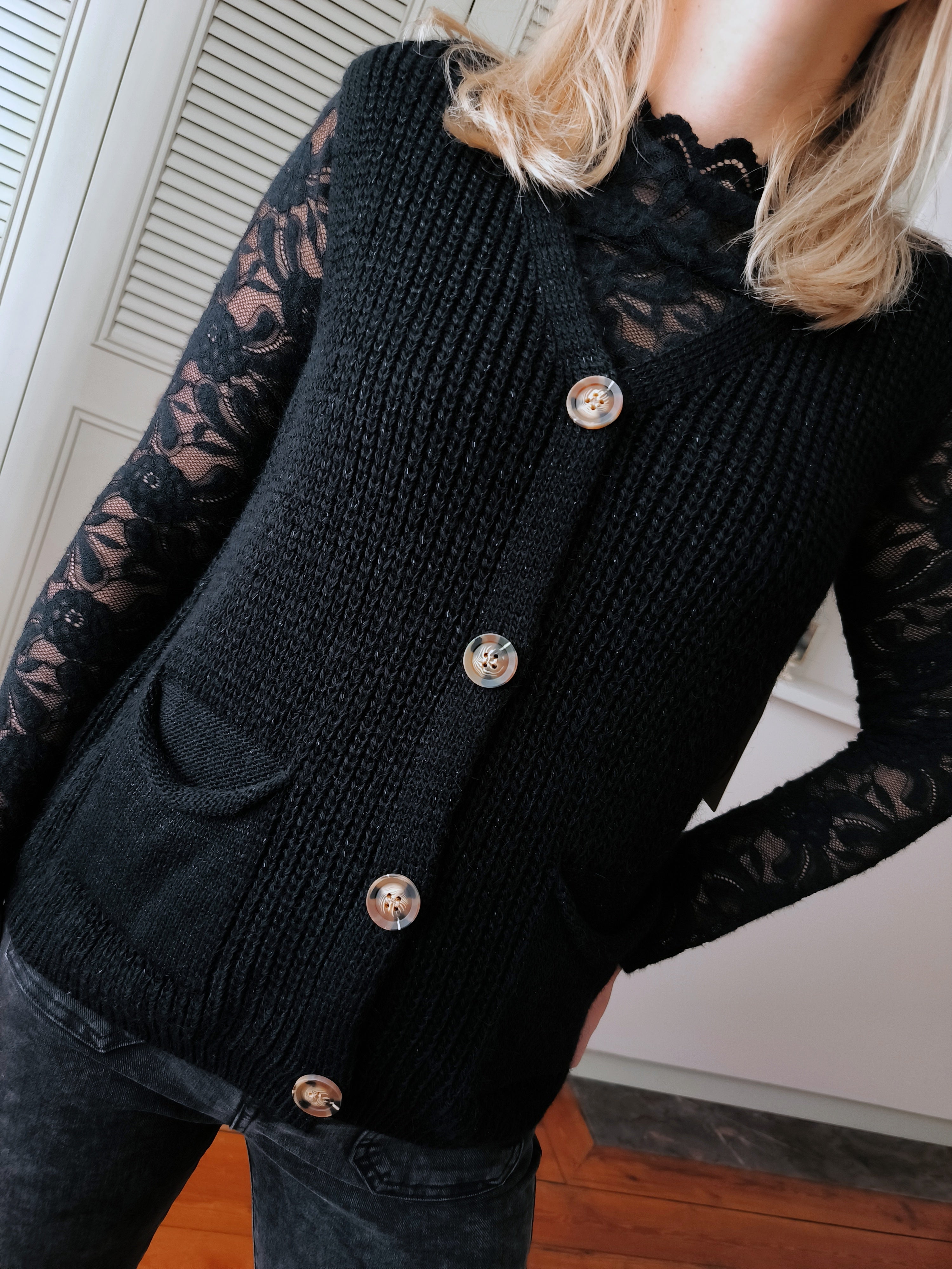 Gilet noir Ivana 🇮🇹