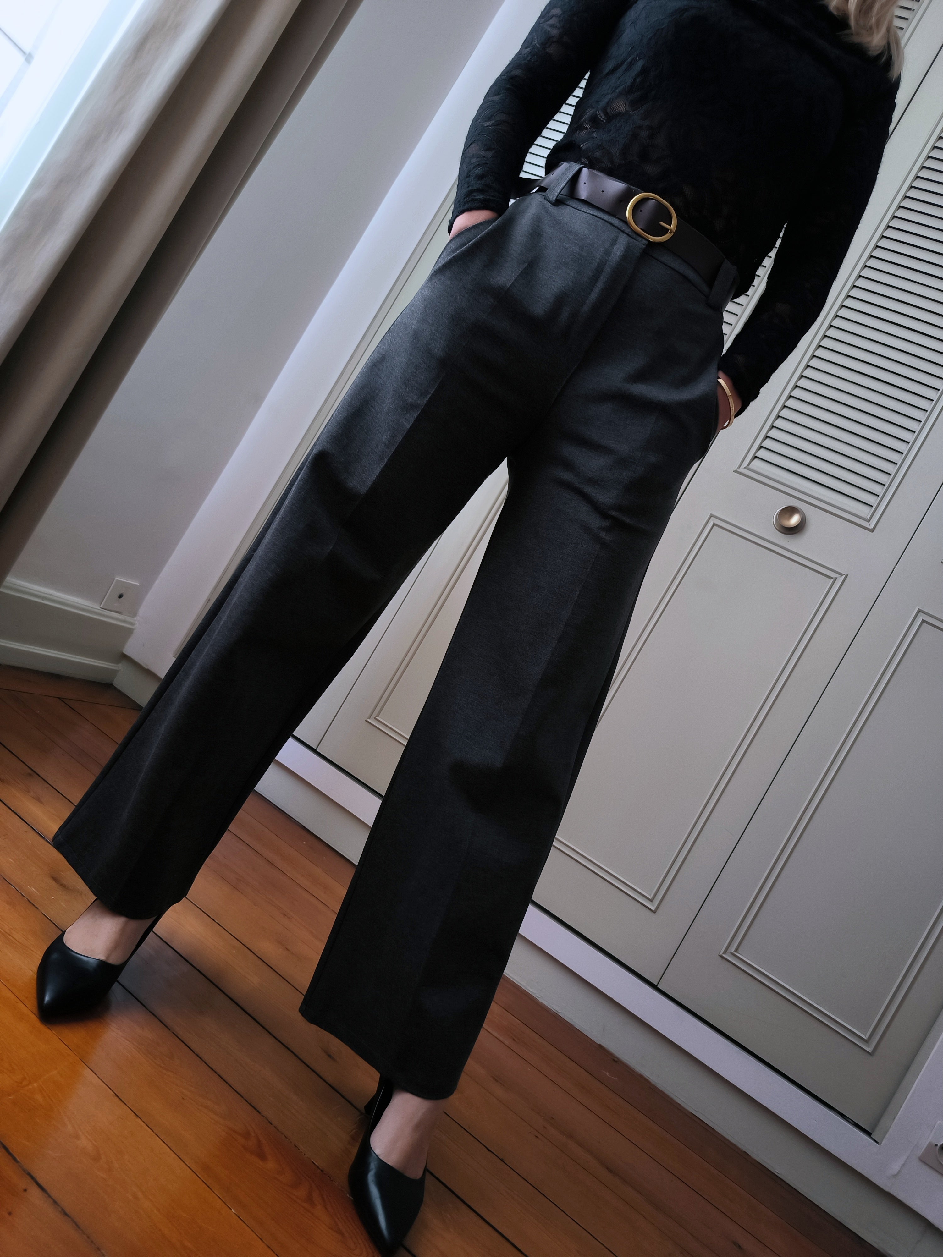 Pantalon gris Lara 🇮🇹