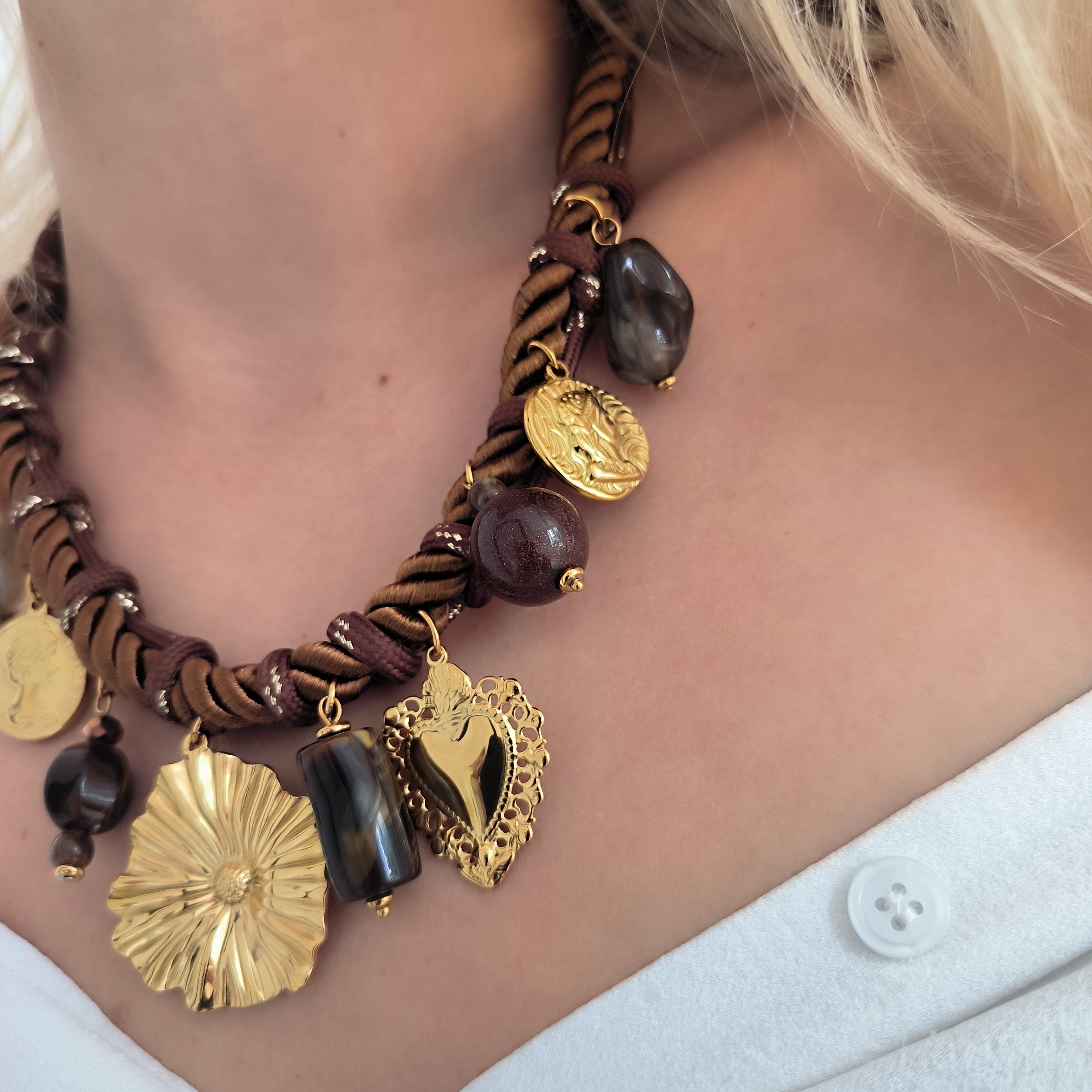 Collier "Aurea Terra"