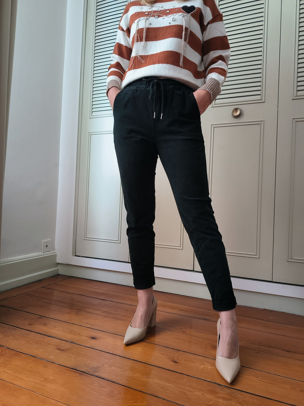 Panta-jogg noir Lya 🇮🇹