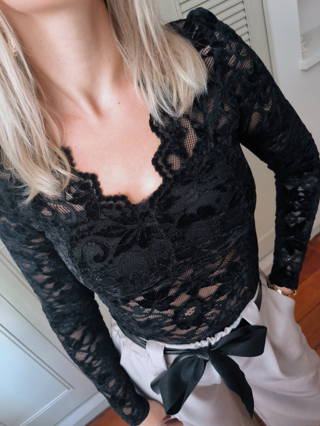 Haut noir Carla 🇮🇹