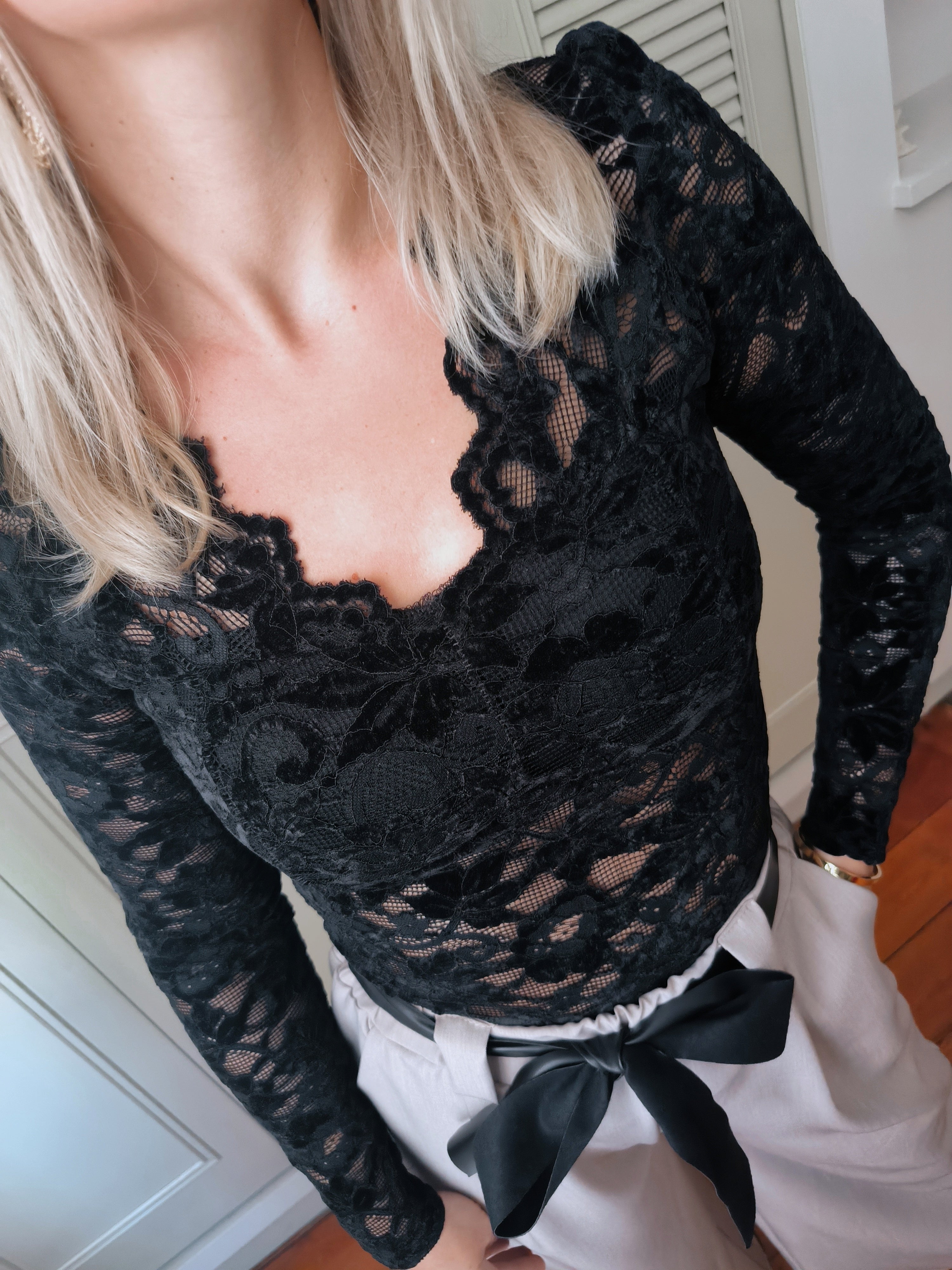 Haut noir Carla 🇮🇹