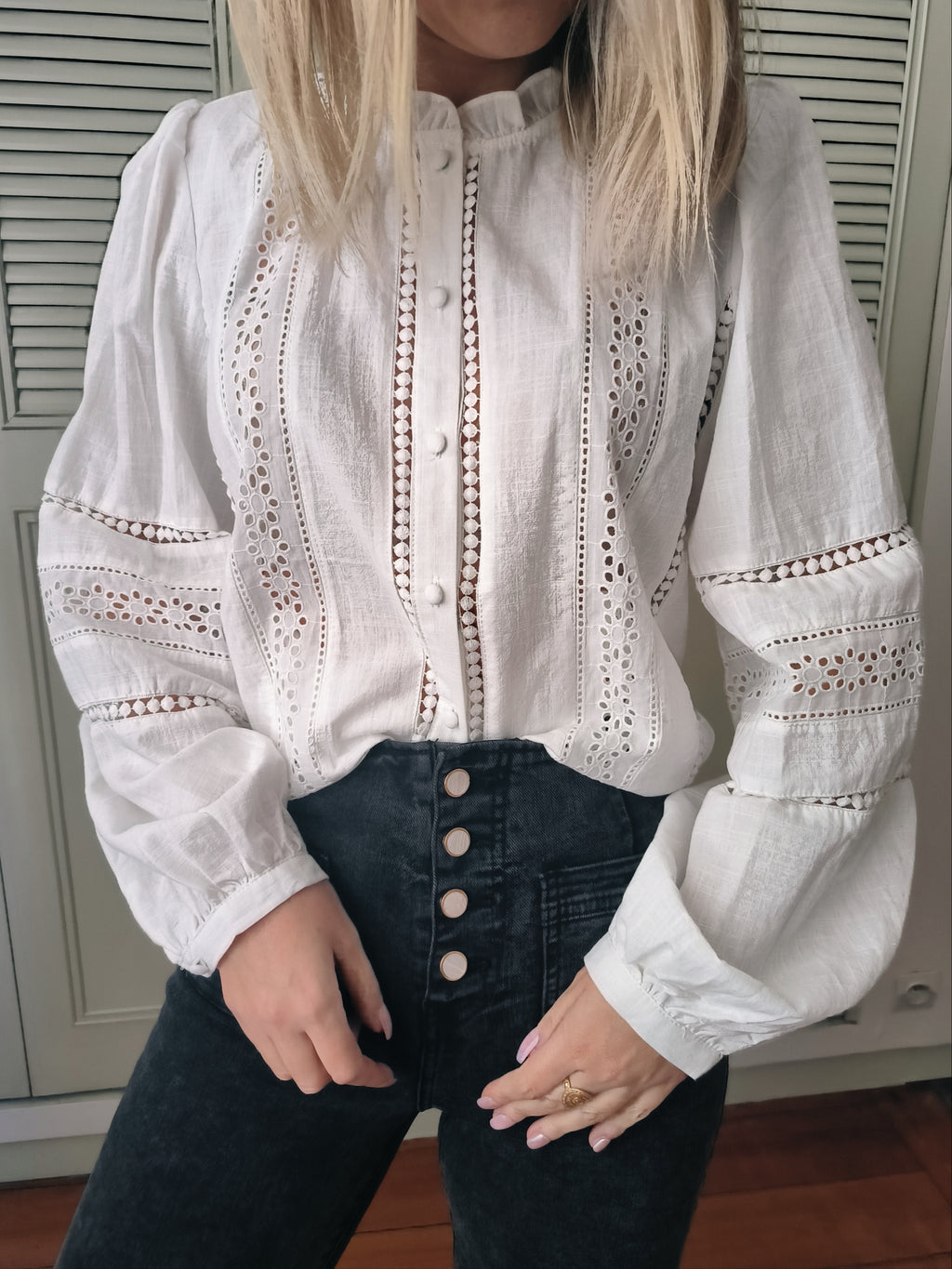Chemisier blanc Elisa