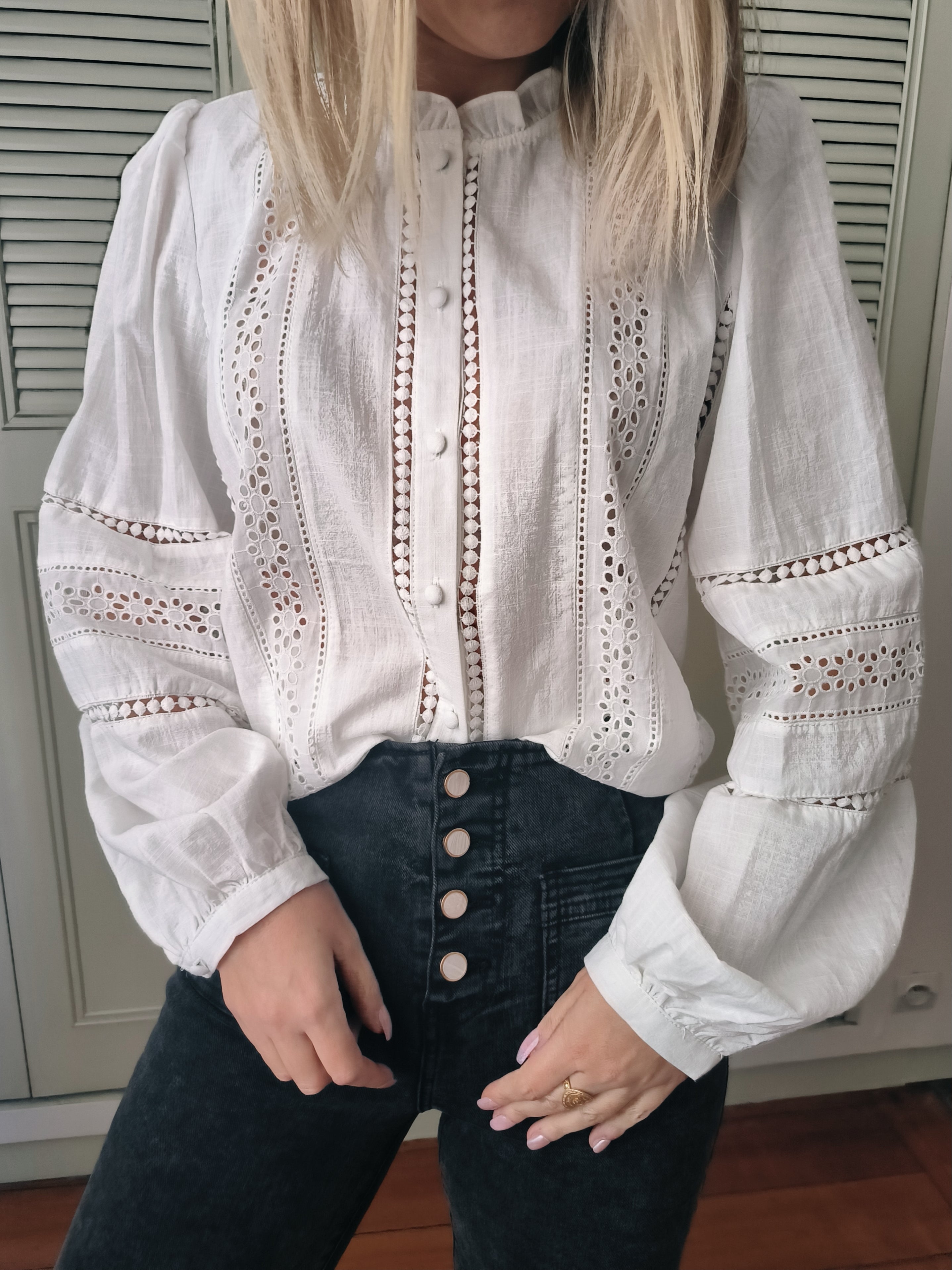 Chemisier blanc Elisa