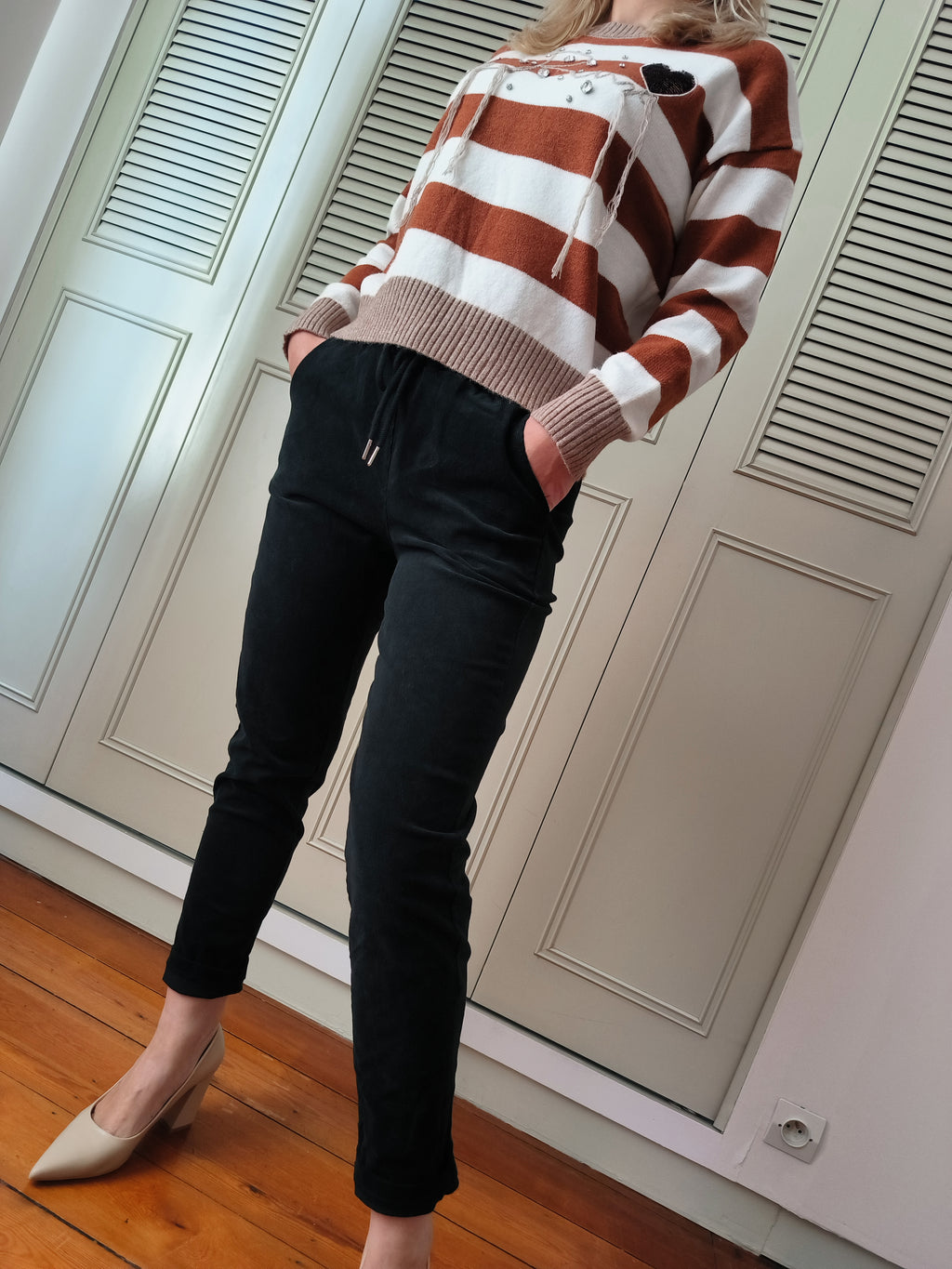 Panta-jogg noir Lya 🇮🇹