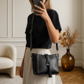 Sac bandoulière noir Luna